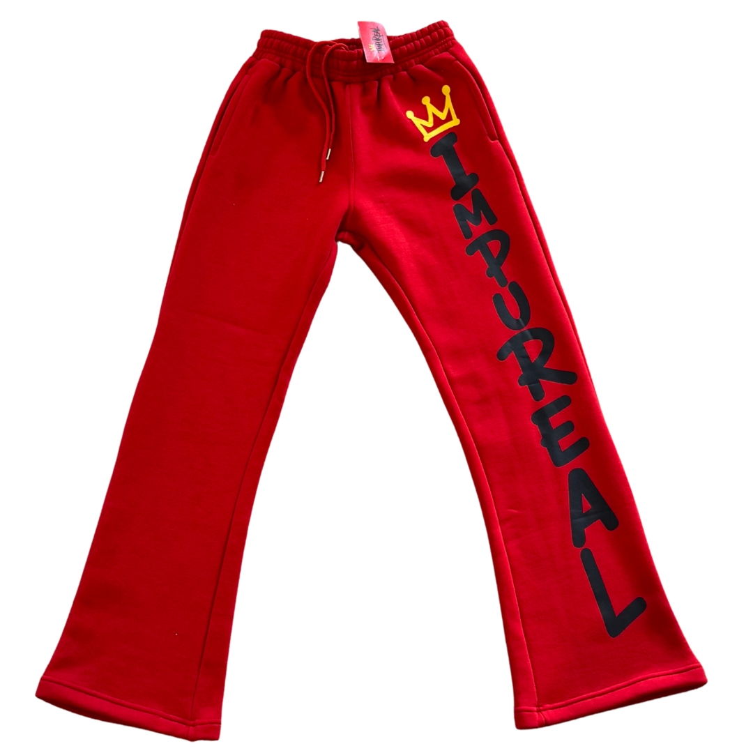 Red/Black ImPuReal Flare Sweatpants