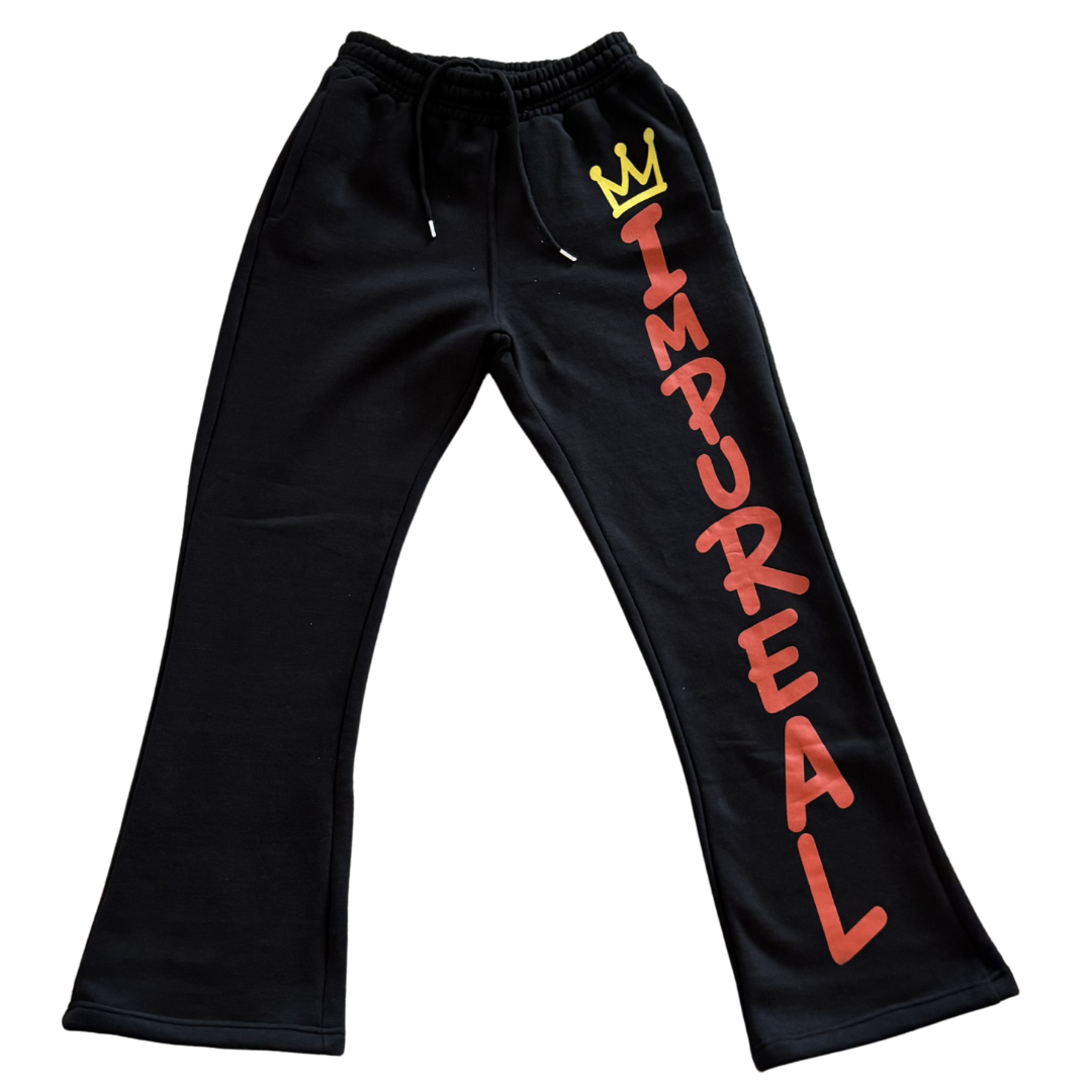 Bred ImPuReal Flare Sweatpants