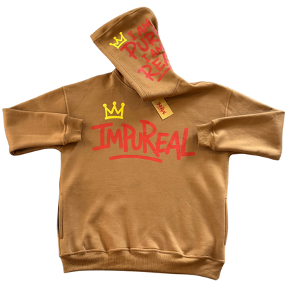 Camel/Red ImPuReal Hoodie