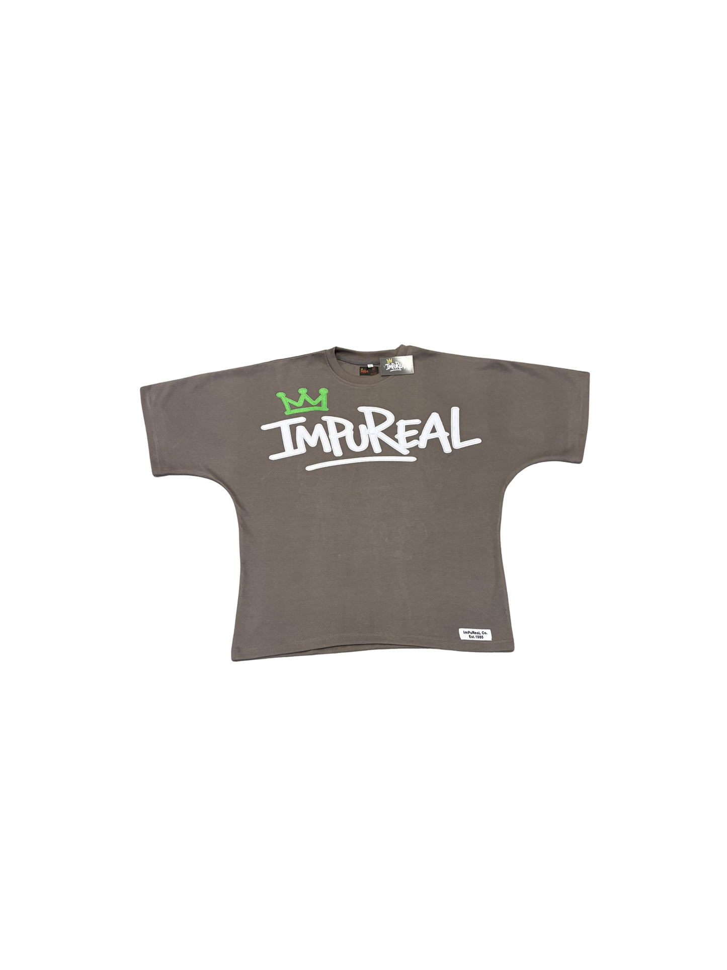 Gray/Slimeball Impureal 2-panel Boxy Tee