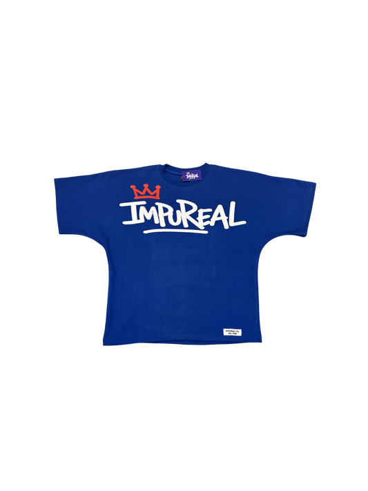 True Blue Impureal 2-panel Boxy Tee