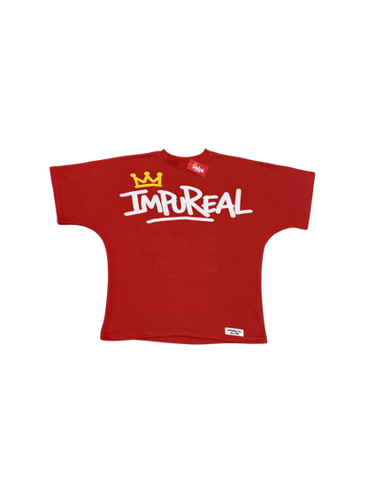 Cardinal Red Impureal 2-panel Boxy Tee